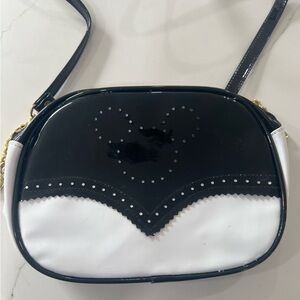 Vintage Mickey Black and White Patten Women's Bag